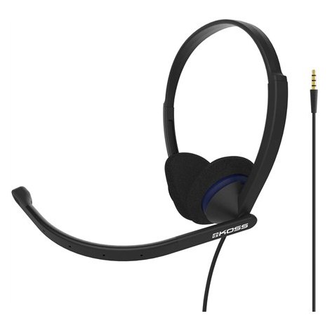 Koss | CS200i | Communication Headsets | Wired | On-Ear | Microphone | Noise canceling | Black
